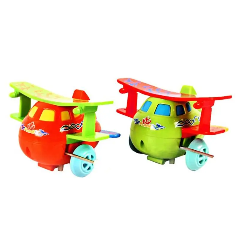 

Cartoon Airplane Model Clockwork Toys Wind Up Toys Running Clockwork Spring Interesting Toys For Children Kids Birthday Gift