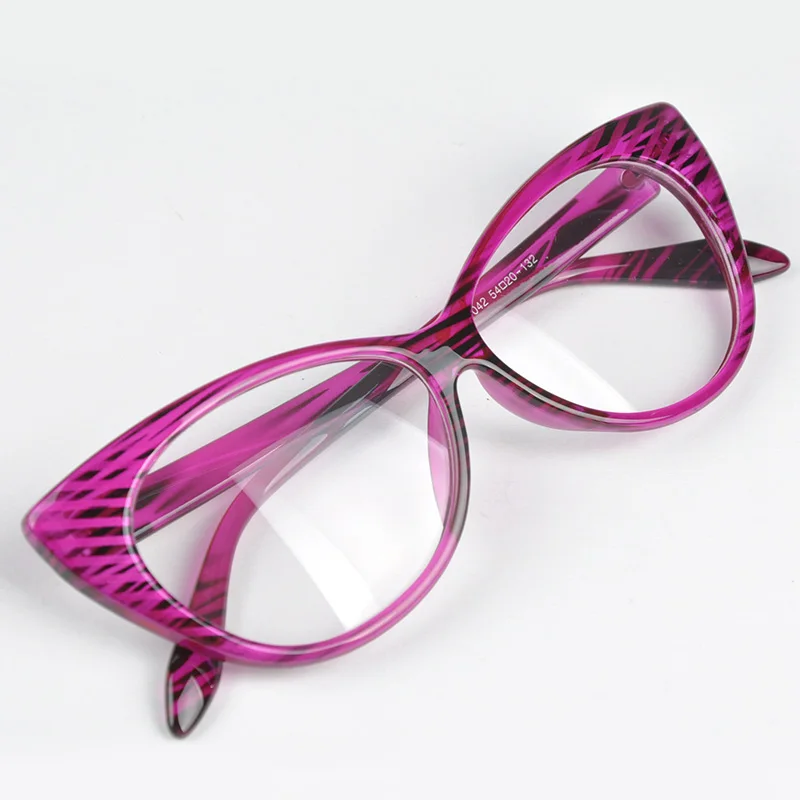 hot pink cat eye glasses