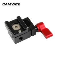 camvate dslr נעליים הקרה CAMVATE רוד קלאמפ מתאם עבור Rig DSLR 15mm וידאו אור C0996 אביזרים הצילום במצלמה (5)