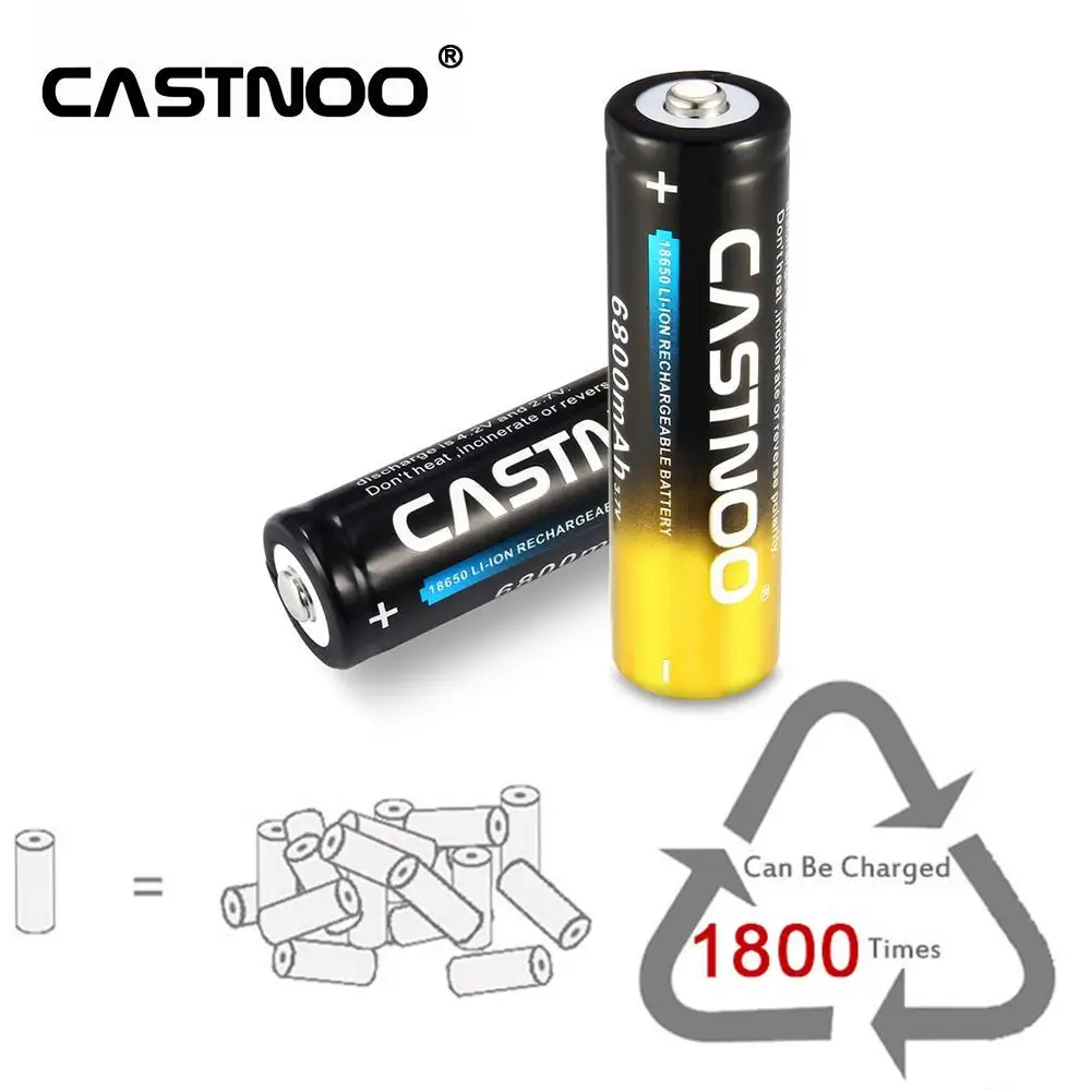 6800mAh Li ion 3 7 V литиевая аккумуляторная батарея 18650 хорошего качества|Портативные