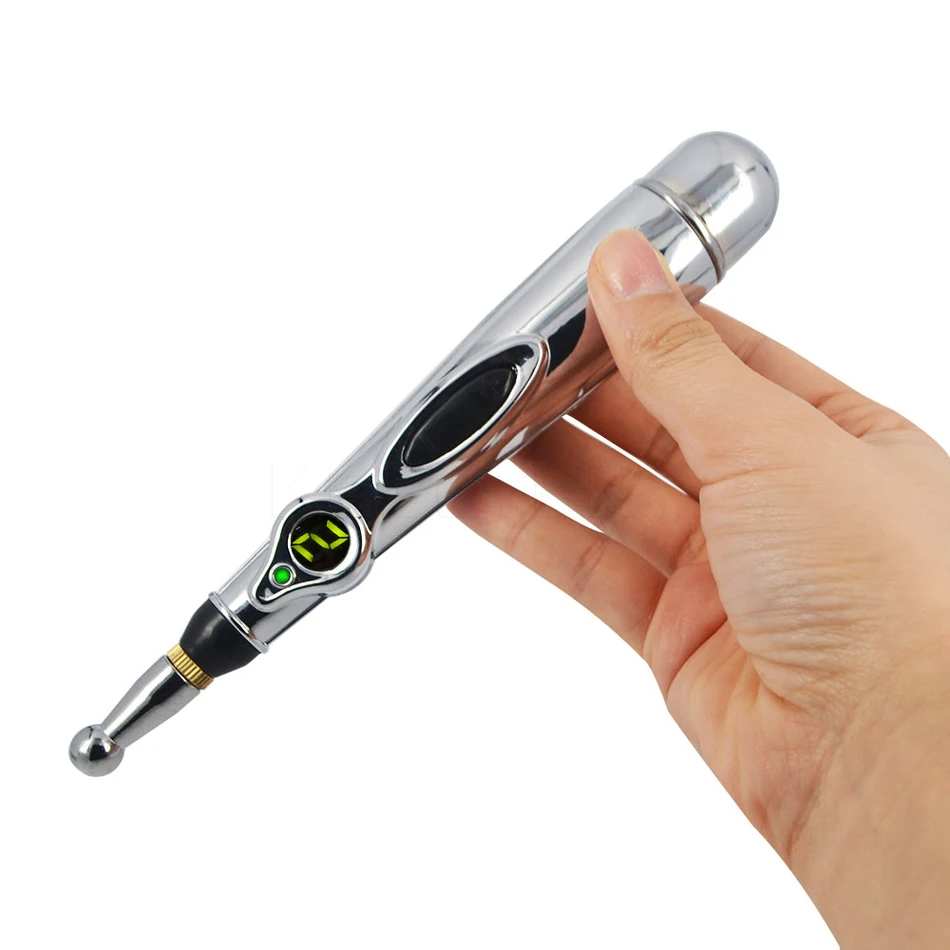 New Electronic Acupuncture Pen Pain Relief Therapy Pen Safe Meridian Energy Heal Massage Body Head Neck Leg Health Massageadores