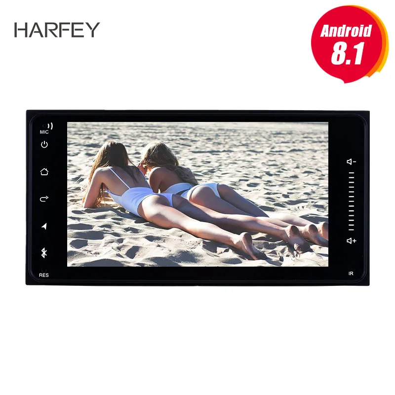 

Harfey 2Din 7"Android 8.1 bluetooth for Universal TOYOTA COROLLA Camry Land Cruiser HILUX PRADO Car Radio GPS Navi Unit Player
