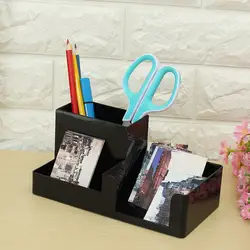 Многофункциональный Карамельный цвет подставка для карандашей стол организатор Pen Стенд плаcтиковые горшки офисная коробка для хранения