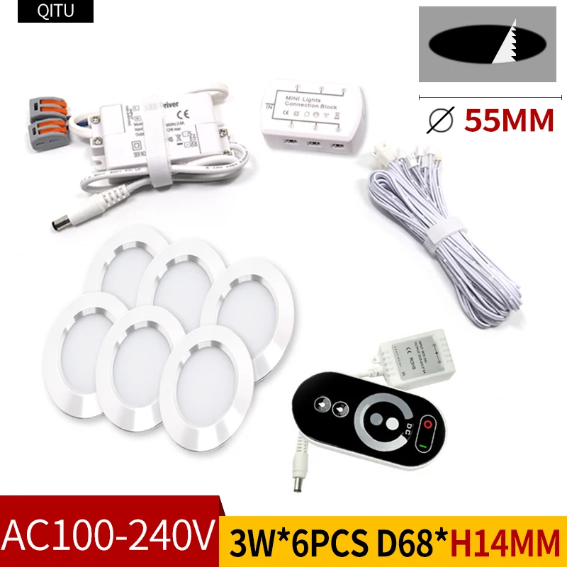 بقعة المدمج في الصمام ضئيلة جزءا لا يتجزأ من أضواء السقف النازل 110 V-220 V المطبخ مجلس الوزراء عرض مجلس الوزراء الحمام سيارة أضواء بحرية للسفن