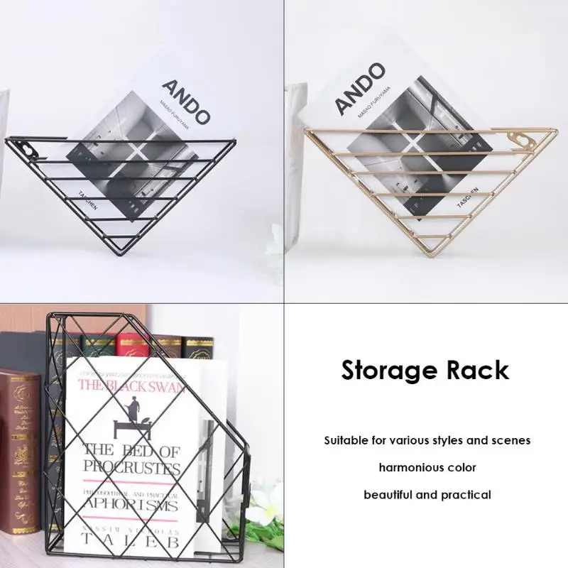 الشمال بسيطة المطاوع الحديد سطح المكتب تخزين الرف الرف ملف مجلة صندوق تخزين مكتب رف المجوهرات