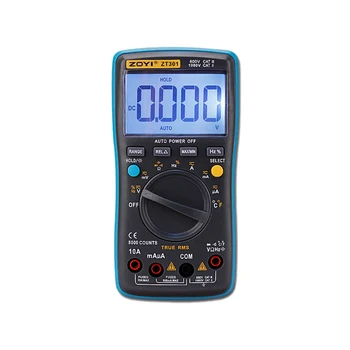 

1 Pc High Accuracy True RMS Auto Ranging Digital Multimeter Meter Resistance Capacitance Voltage Ampere Meter Tester