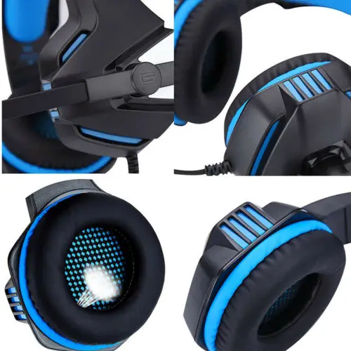 Hunterspider V3 3,5 мм игровая гарнитура с микрофоном наушники со светодиодом для ПК PS4 Xbox one Pro