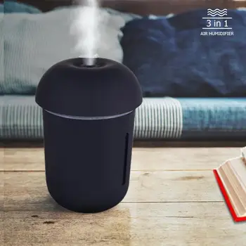 

200ml USB Air Humidifier 7Color LED Night Light Fan Aroma Essential Oil Diffuser Aromatherapy Diffuser Air Purifier for Home Car