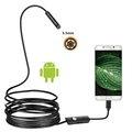 5 5mm endoskop kamera IP67 Wasserdicht weichen draht länge 1 M/1 5 M/2 M 480P HD usb kamera für Android handy PC Notebook|Überwachungskameras| -