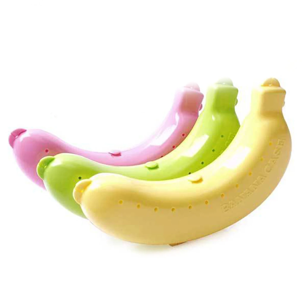 

New Style Special offer Plastic Banana Protector Container Box Holder Case Food Lunch Fruit Storage Box37