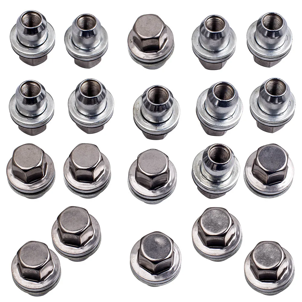 RRD500510 RANGE ROVER L322 NEW FULL STAINLESS ALLOY WHEEL NUT SET X20