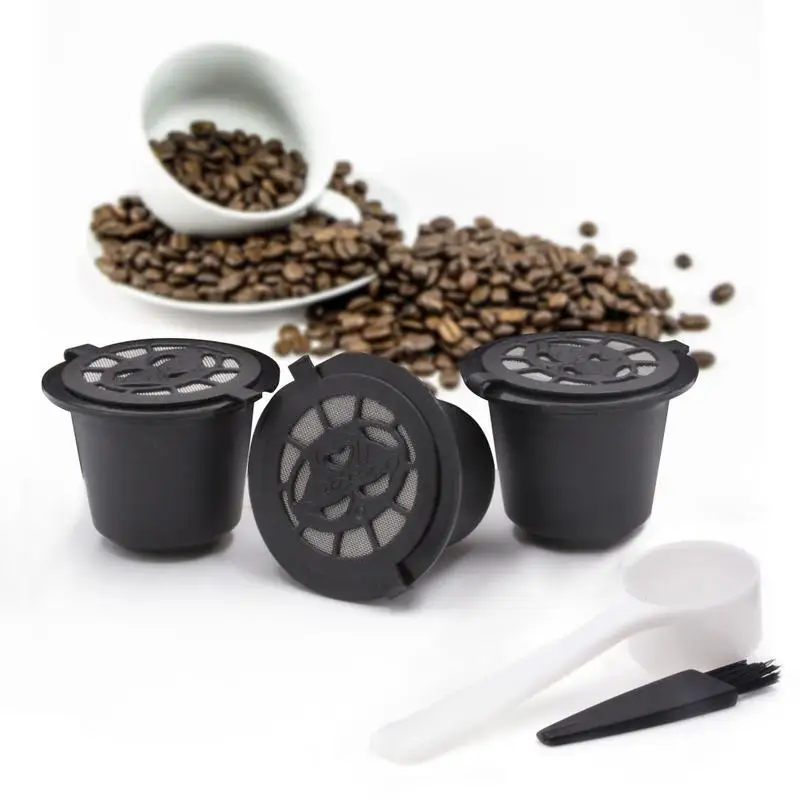 

3pcs/pack Use 150times Dolce Gusto Coffee Capsule Plastic Capsule Refillable Reusable Compatible With Nescafe Dolce Gusto Refill