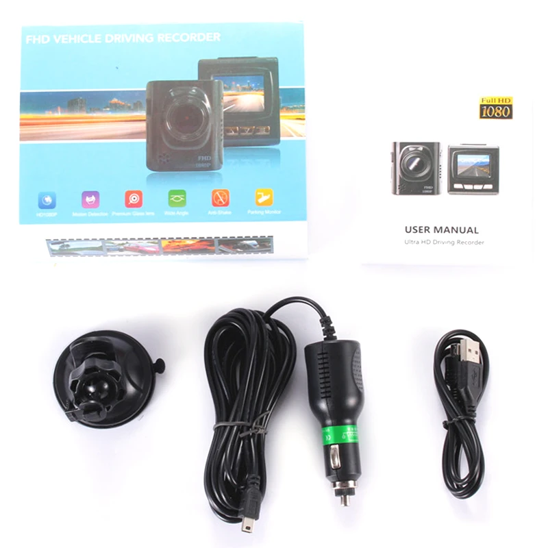 

Car Camera Full Hd Wide Angle 1080P Hidden Car Dvr Driving Recorder + Motion Detection G-Sensor Dvrs Dash Cam,C10