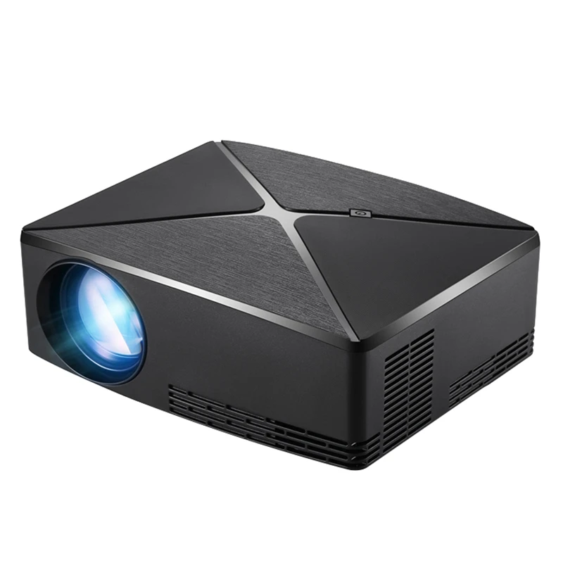 

C80Up Portable Led Mini Projector,Optional Wifi Android Bluetooth Hdmi Usb Home Theater Video Game Projector Beamer(Us Plug)Bu