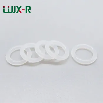 

LUJX-R 20pcs Thickness 1.5mm O Ring Seal Silicone Ring OD 4 5 6 8 10 12 14 15 16 18 19 20 21 22 23mm White Washer Sealing O-Ring