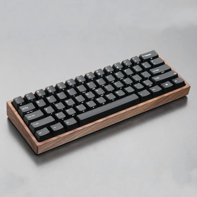 GH60 Solid Wooden Case Shell Base For 60% Mini Mechanical Gaming Keyboard New