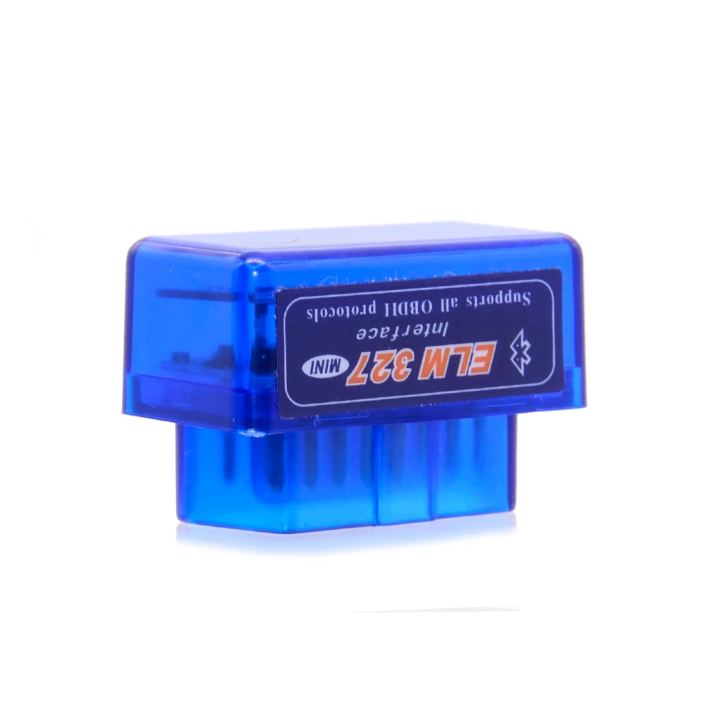 10 шт. Супер Мини ELM327 Bluetooth OBD2 V2.1 Черный Синий умный Автомобильный диагностический