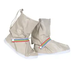 Одна пара непромокаемый чехол для обуви портативный водонепроницаемый всесезонный нескользящий дождевик Бахилы для обуви покрытие для