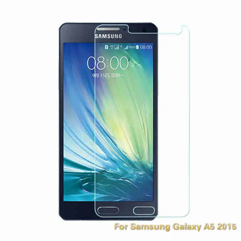 2 Pack Screen Protector for Galaxy A5 2015 Bear Village Ultra Clear Tempered Glass Screen Protector for Samsung Galaxy A5 2015 Anti Fingerprint Screen Protector Glass