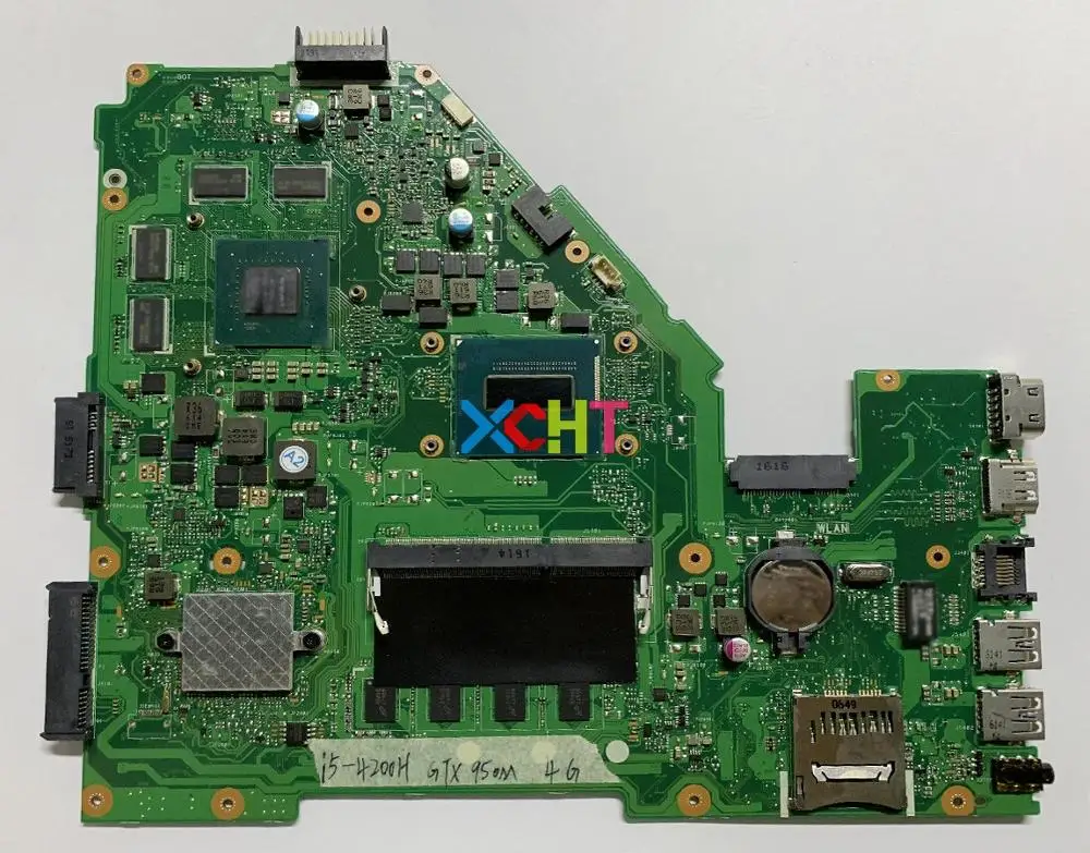 

for ASUS X550JX REV:2.1 w I5-4200HQ GT950M/4G Graphics card Laptop Motherboard Mainboard Tested