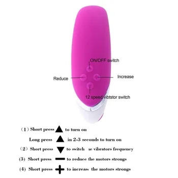 Sex Toys For Women 12 Speed G-Spot Vibrators Rechargeable Massager Silicone Clit Stimulation For Adults 18 Female Sexy Toys 4