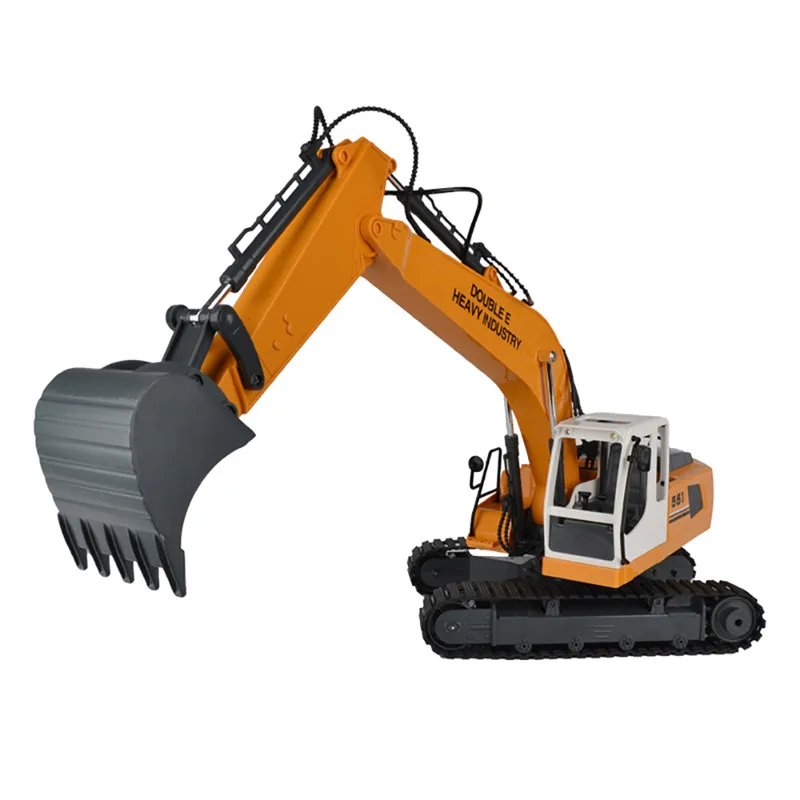 Double E E561-003 RC Excavator Alloy 3 In 1 Engineer Robot Car With Metal Bucket 