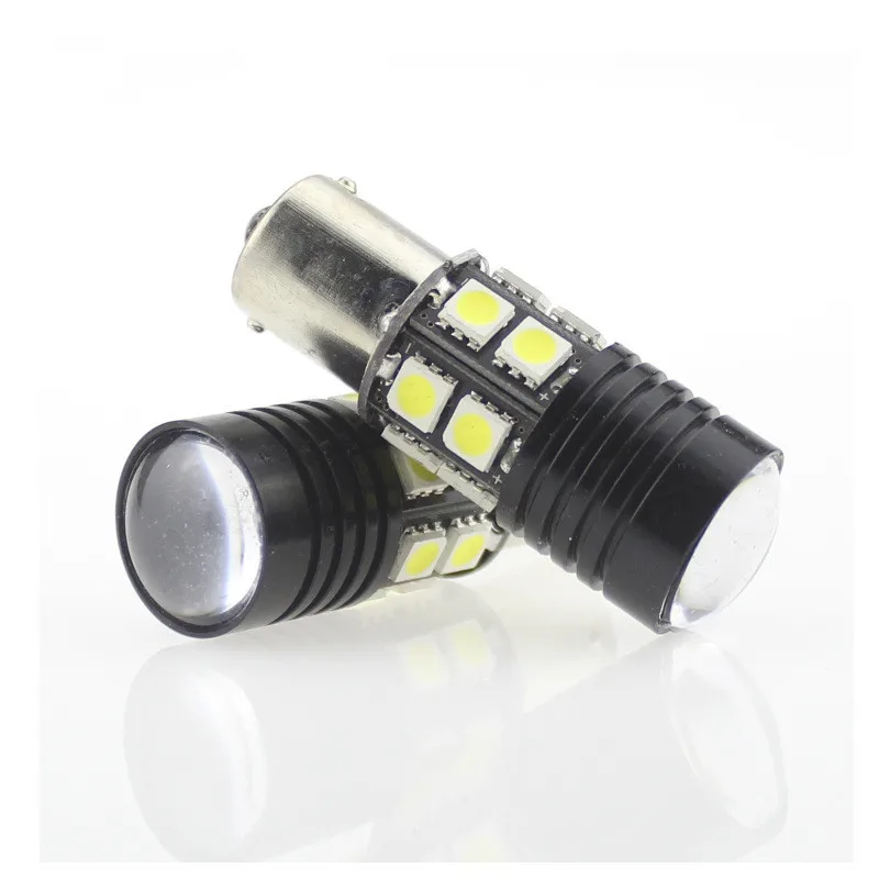 

Hiyork 1PC 1156 BA15S 5050 12SMD Q5 LED Car Replacement Bulbs Reverse Backup Tail Brake Turn Signal Lights 12V 6000K White Lamps
