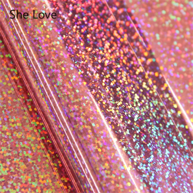 She Love 3 шт./лот A4 Размер горячего тиснения бумага из фольги многоцветная Лазерная Фольга бумага для Diy ручной работы кожаные материалы для одежды