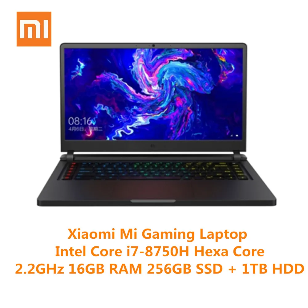 Xiaomi mi Ga нг ноутбука 15 6 &quotWindows 10 китайская версия Intel Core i7 8750H гекса 2 GHz 16 GB 256 SSD 1 ТБ HDD - Фото №1