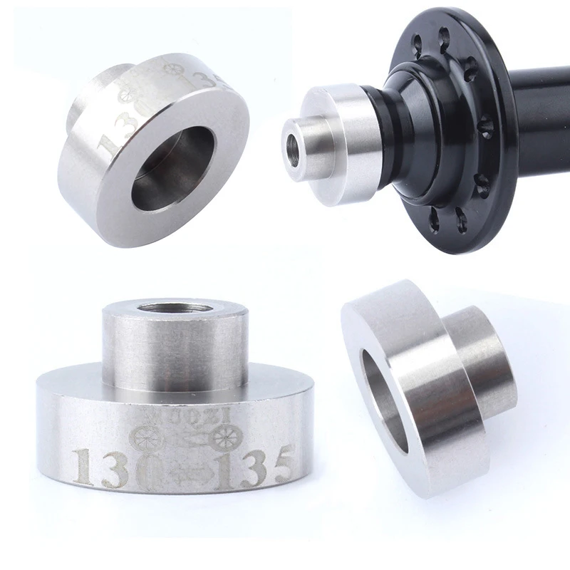 

130mm to 135mm Bike Rear Hub Adapter Converter for Folding Bicycle Extender