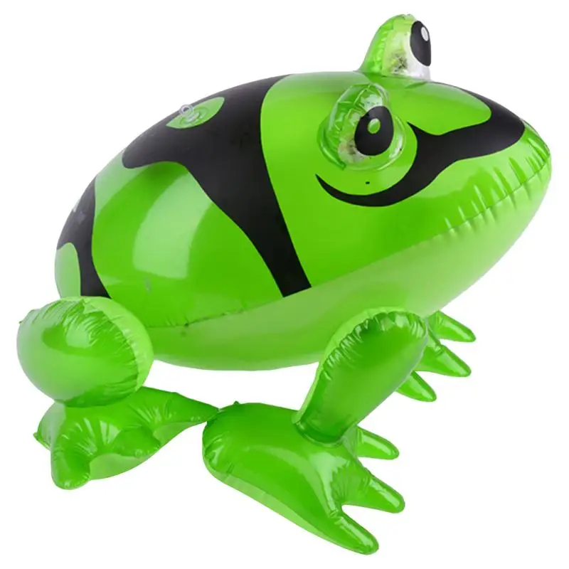 

1pcs Inflatable Frog Funny Cute with Flashing Light Animal Party Favor Frog Blow Up Toys for Toddler Children Kids