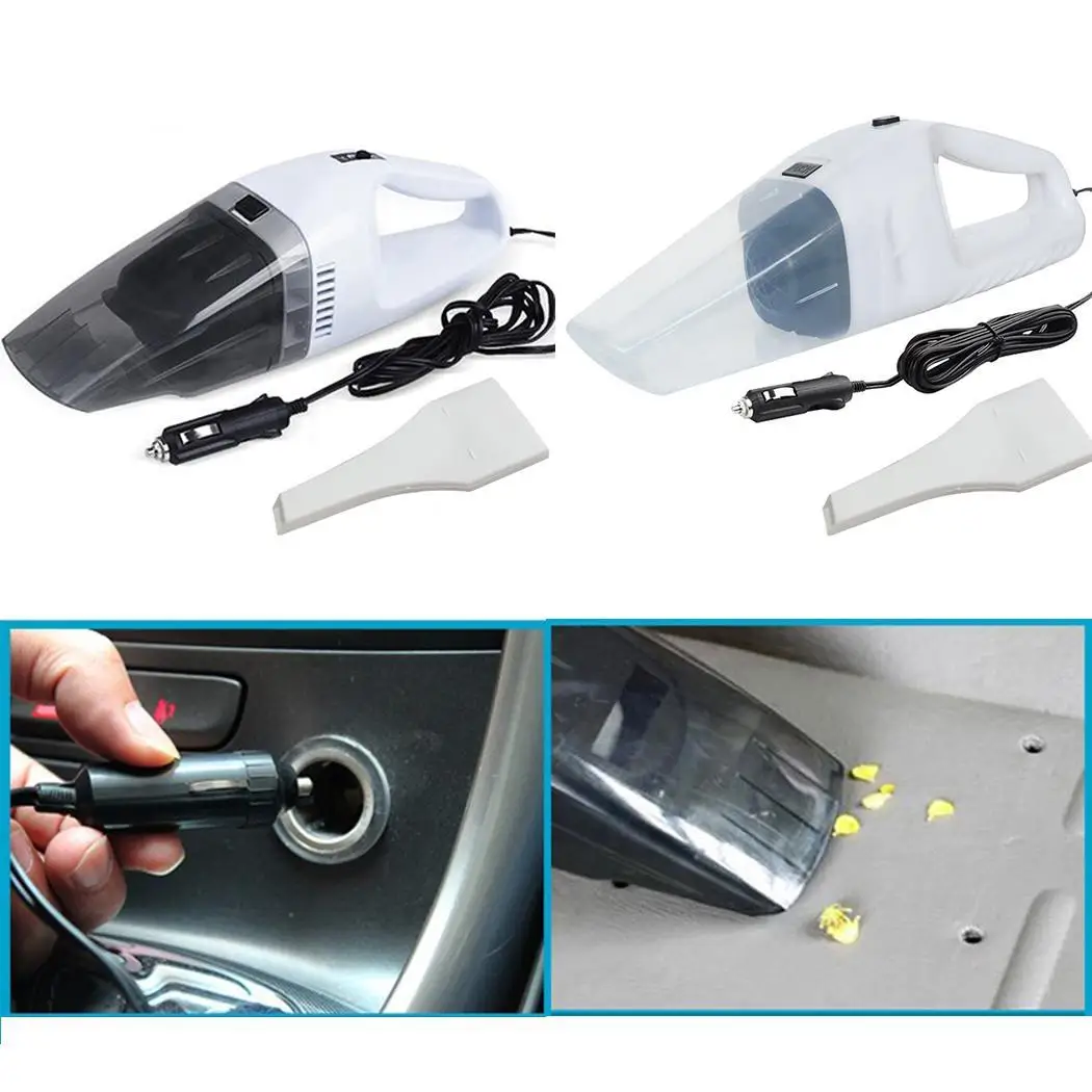 

12V 75W Car Vacuum Cleaner High Power Mini Handheld Vacuum Cleaner Auto Wet Dry Dual-use Aspirator Dust Catcher Car Accessories