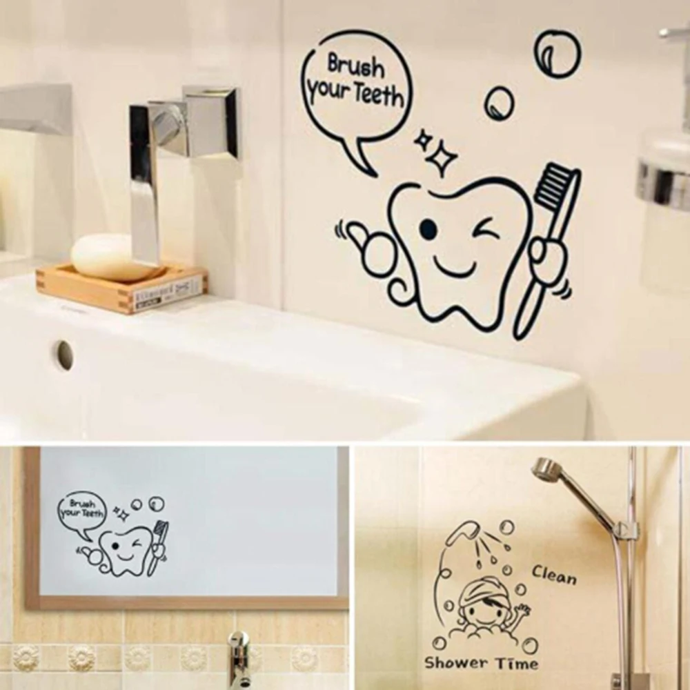 Removable Wall Decal Bathroom Vinyl Sticker Decor Nursery Kids Baby