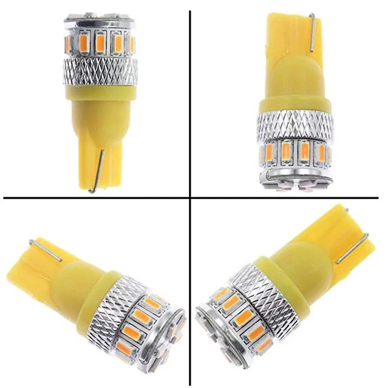 20 шт. w5w LED T10 светодиодный шина Canbus 18SMD 3014 стояночные огни сигнал поворота