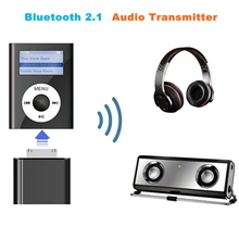 V2.1 30 Pin Беспроводной Bluetooth передатчик аудио стерео HiFi Музыка адаптер передачи для iPhone 4S 3GS 4 iPod Classic Nano Touch