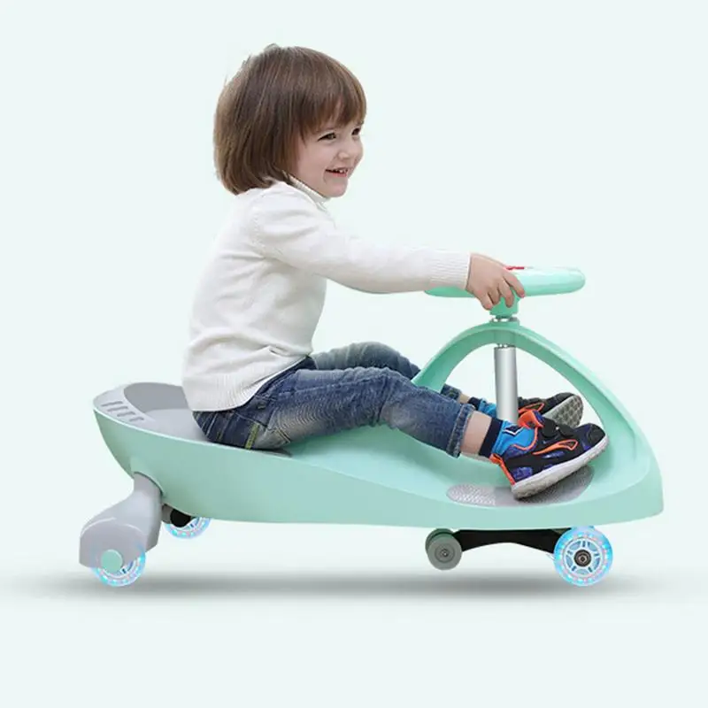 

Children Yo-Yo Car Mute Slide Swing Toy Car Ride On Toy No Batteries Gears Or Pedals Twist Turn Wiggle For 1-8 Years Old Kids