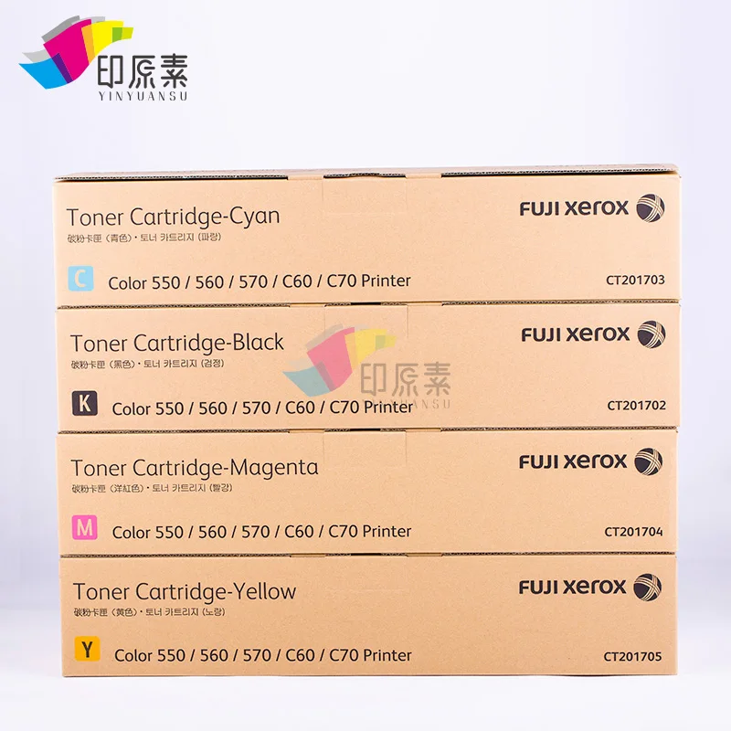1 комплект/4 вида цветов BK C M Y оригинал для использования в DCC550 560 570 C60 C70 C7780
