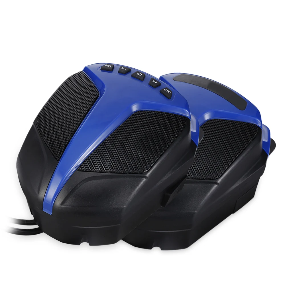 Мотоциклетная Bluetooth колонка 2 шт. MT486 сабвуфер музыкальный плеер с FM радио 87 5 108 МГц
