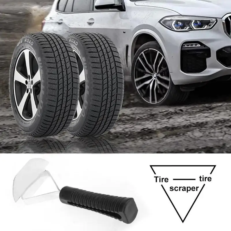 

VODOOL Car Repair Tool Hoe Style Tyre Tire Inner Liner Scraper Radial Repair Patch Tool Black Car Tire Repair Tools