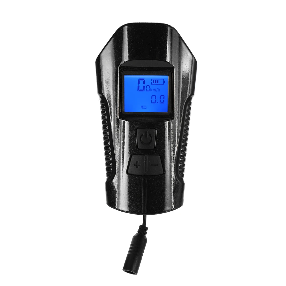 Cheap Bicycles Light With Horn Cycling USB Charging LED T6 Flashlight Riding Code Table Speedometer Waterproof Bike Flashligh 0