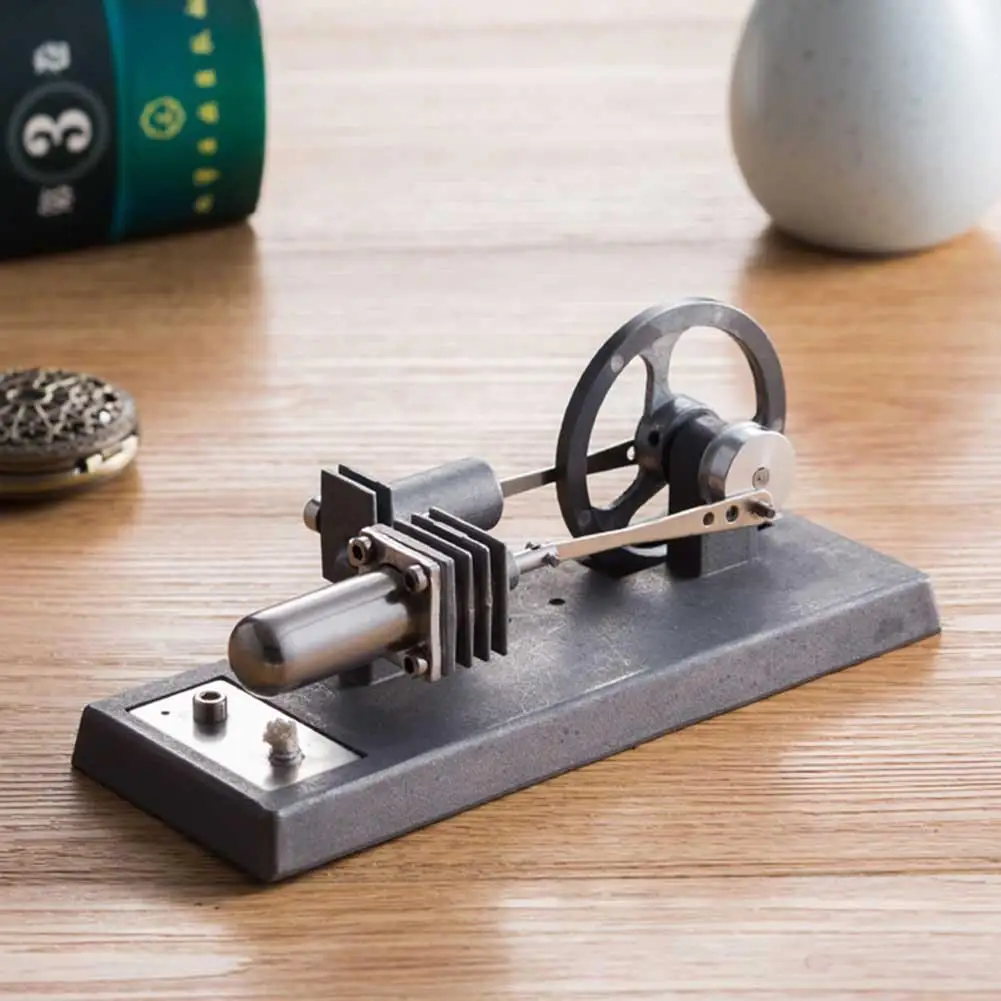 

Hot Stirling Engine Education Toy Electricity Power Generator Model Assembled Children DIY Science and Education Gift New