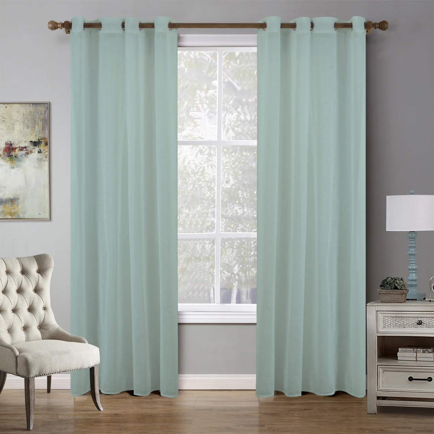 Doris Modern Blackout Curtains For Window Treatment Blinds Finished Drapes Window Curtains For 