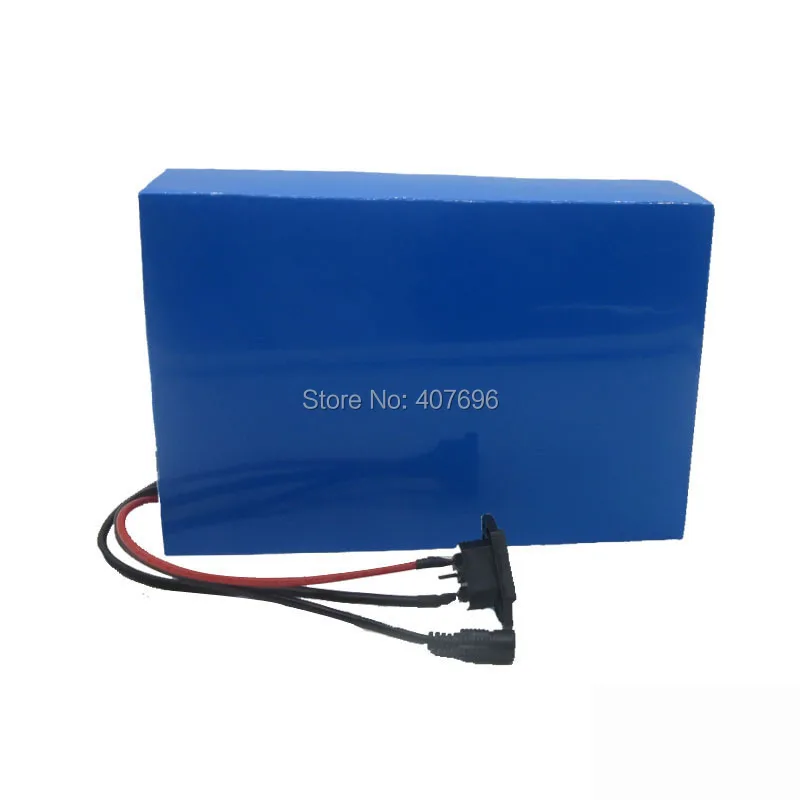 Discount 2000W 72V 17AH Electric Bike battery 72V 17.4AH E-bike lithium battery use for Panasonic 2900mah cell with 30A BMS 2A Charger 3
