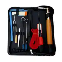 Professional Piano Tuning Kit Tuner Tools Set Piano Tuning Tool Wooden Handle Fixed Tuning Wrench With Bag