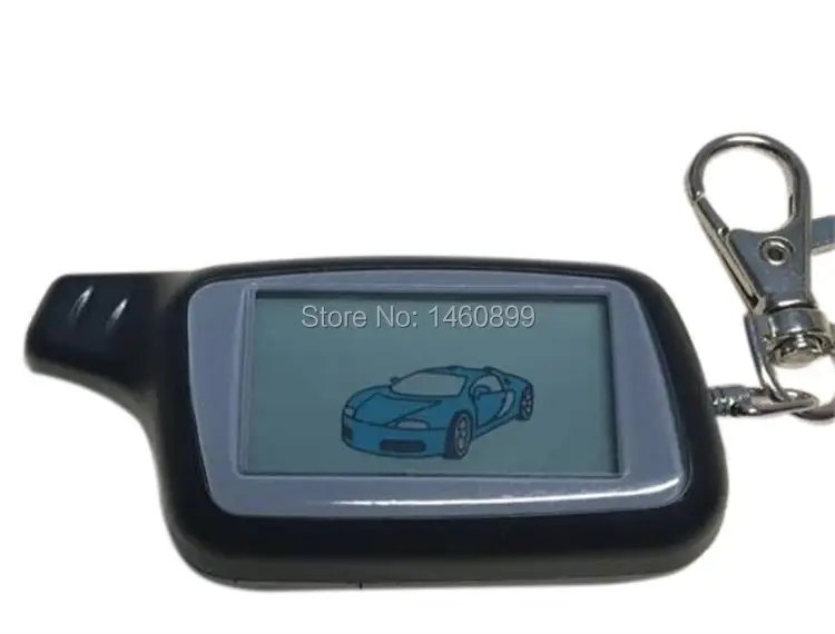 

10 PCS/Lot X5 LCD Remote Control Key Chain For 10PCS Russian Tomahawk X5 X3 2-way car alarm system LCD remote Starter keychain