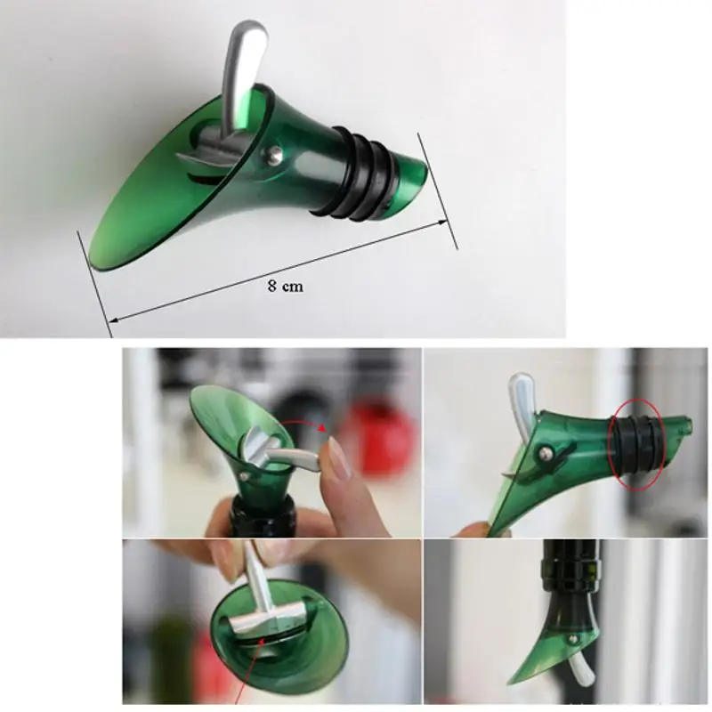 

Wine Aerator Plug Cap Bottle Pour Pourer Shutoff Silicone Seal Stopper Bottle Holder Beverage Bottle Plug Pouring without Drips