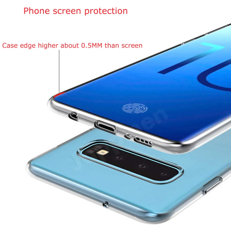 SUREHIN силиконовый чехол для samsung galaxy A10 A20E A30 A40 A50 A60 A70 M30 20 S10e 9 apple iphone 8 PLus мягкие protectiv оболочки Прозрачный чехол Крышка