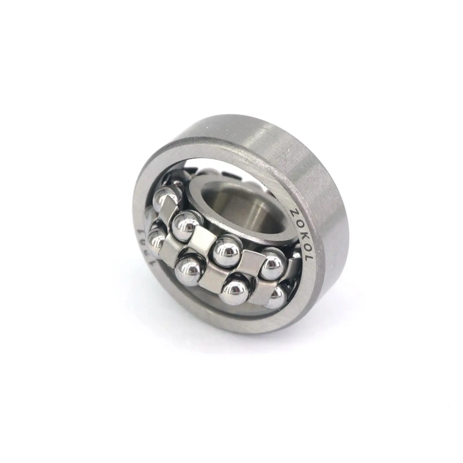 

12x32x10mm Model 1201 10x30x9mm Self Aligning Ball Bearing Double Row Bearing Steel