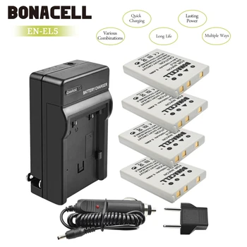 

Bonacell 1500mAh EN-EL5 Digital Camera Battery+Charger for Nikon Coolpix P4 P80 P90 P100 P500 P510 P520 P530 P5000 P5100 L50