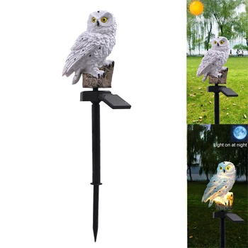 

Waterproof Owl Shape LED Landscape Lawn Light Solar Powered Garden Lamp for Pathways Yard Patio Decor